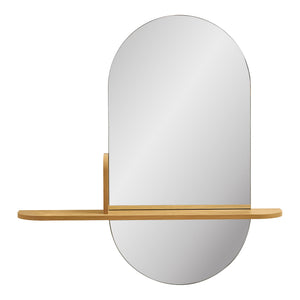 Wandspiegel – Eichenoptik, mit Ablage, 94,5 cm - Barco | House Nordic