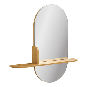 Wandspiegel – Eichenoptik, mit Ablage, 94,5 cm - Barco | House Nordic