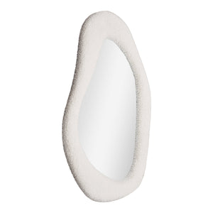 Spiegel – Teddy-Rahmen, weißes Finish, 3,5 cm hoch - Bosa | House Nordic