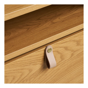 Shoe Rack – Wood Metal, Oak Look, Three Shelves – Barco | House Nordic