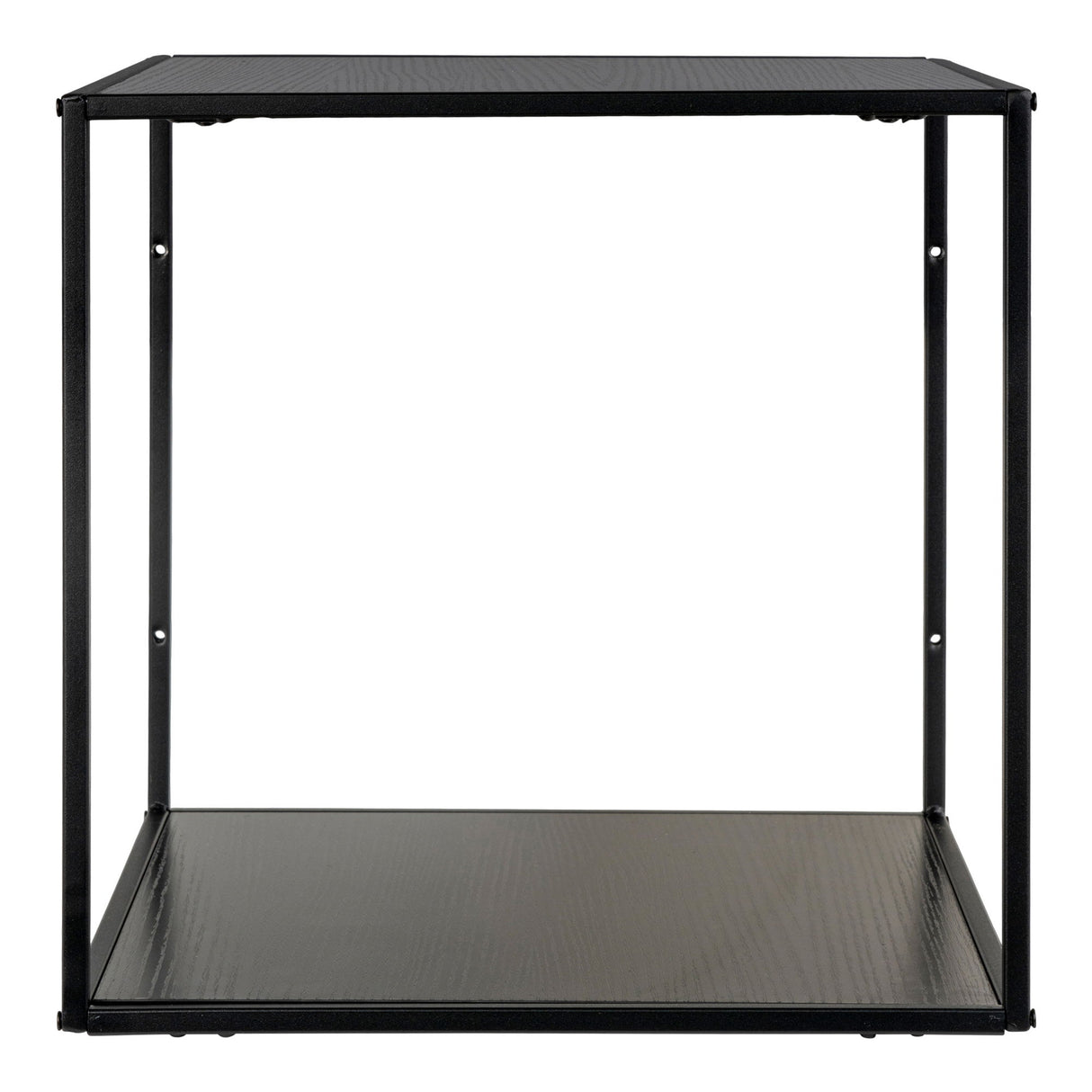 Wandregal – Schwarzer Stahl, Offenes Design, 36 cm Höhe - Vita | House Nordic