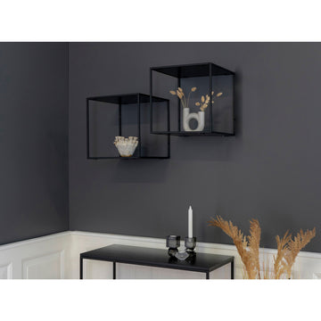 Wall Shelf – Black Metal, Black Shelves, Minimalist Nordic – Vita | House Nordic