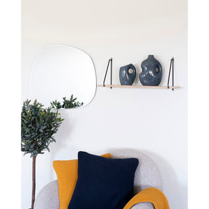 Wandregal – Holz, schwarzer Rahmen, klare Form - Arnhem | House Nordic