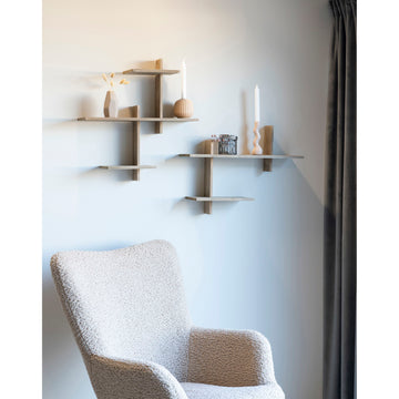 Wandregal – Kiefernholz, Naturfinish, 55 cm - Gavi | House Nordic