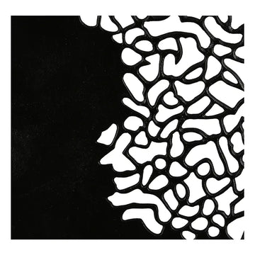 Skulptur – Schwarzes Aluminium, Antikes Finish, Runde Silhouette - Osaka | Gilde