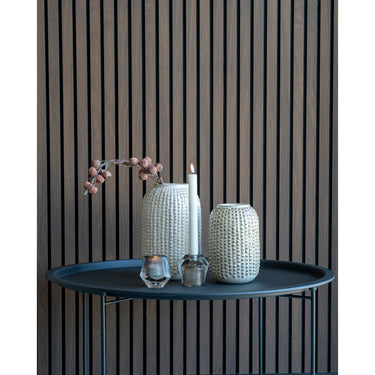 Vase – Ceramic Material, Round Scandinavian, Matt Finish, Beige Colour – Arthea | House Nordic