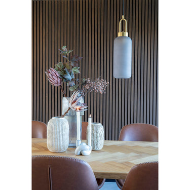 Vase – Ceramic Material, Round Scandinavian, Matt Finish, Beige Colour – Arthea | House Nordic