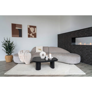 Vase – Weißes Keramik, Skulpturales Design, 27,8 cm Höhe | House Nordic