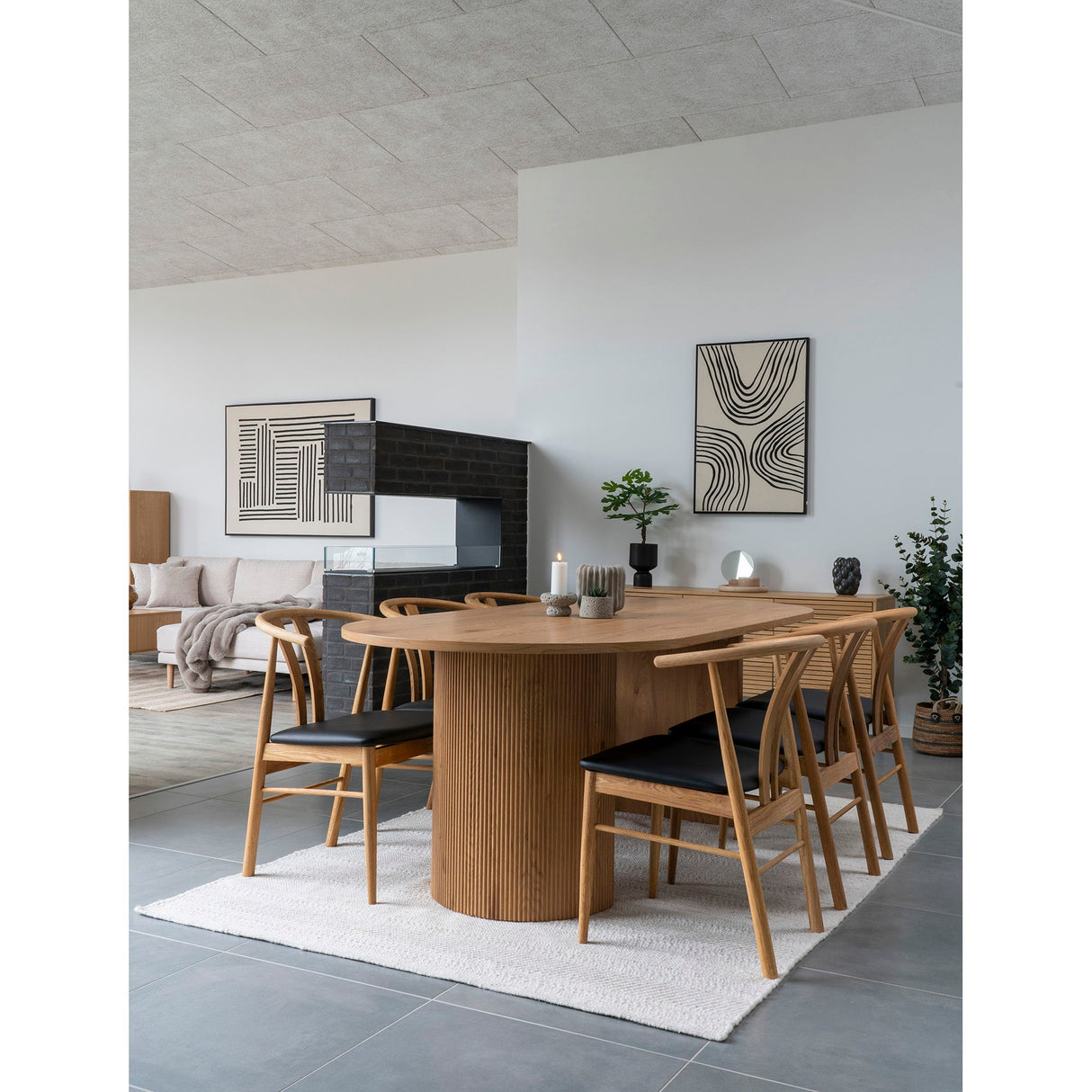 Vase – Schwarzes Steinzeug, Beerenartige Struktur, Mattes Finish - Noirberry | House Nordic
