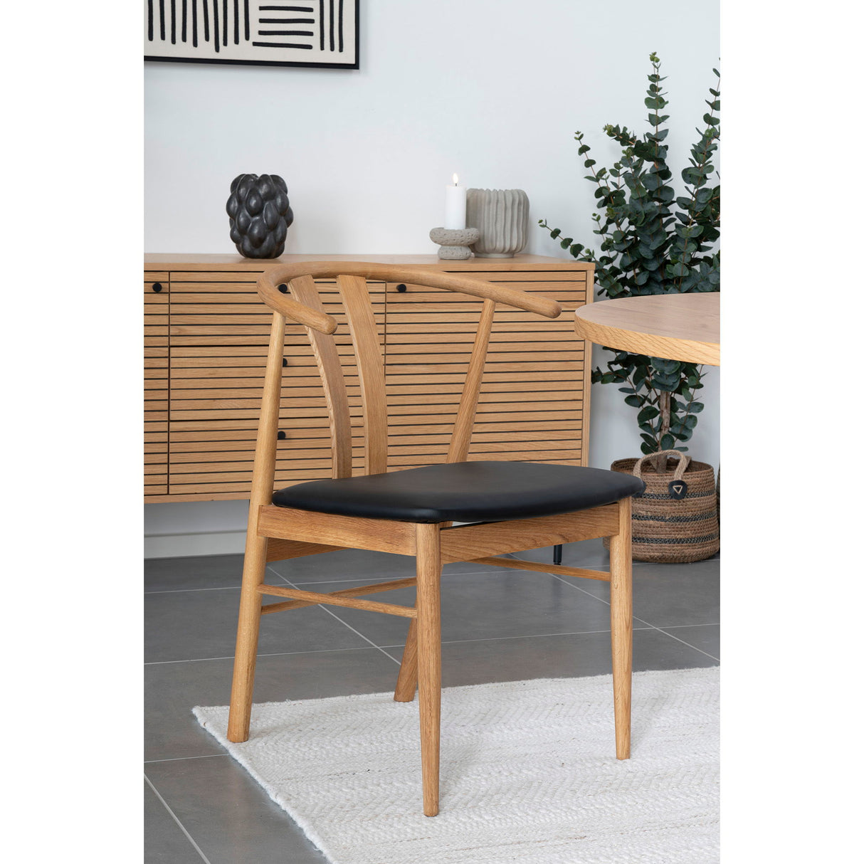 Vase – Schwarzes Steinzeug, Beerenartige Struktur, Mattes Finish - Noirberry | House Nordic