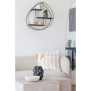Vase – Schwarzes Steinzeug, Beerenartige Struktur, Mattes Finish - Noirberry | House Nordic