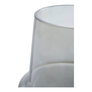 Vase - Glass Material, Smoke Grey Tone, Minimalist Elegant - Smoked | House Nordic