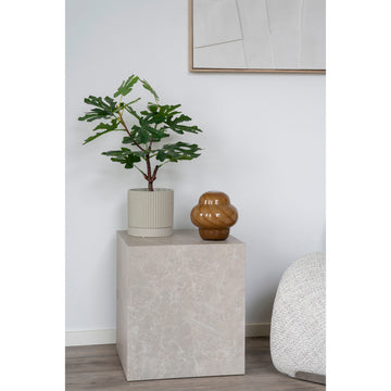Vase Glass Material Brown Color Design Scandinavian Minimalism | House Nordic