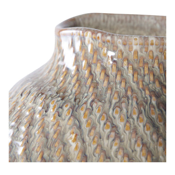 Vase Ceramic Material White-Green Color Design Scandinavian Style – Ceramic | House Nordic