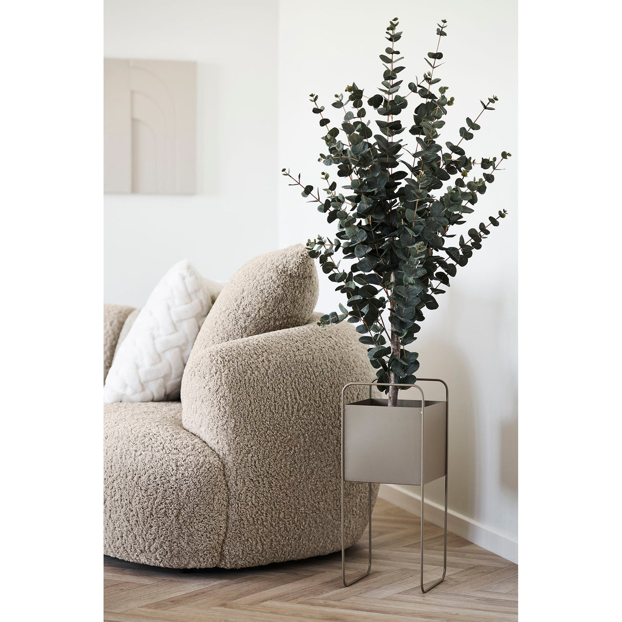 Blumentopf – Brauner Stahl, erhöhtes Gestell, 54 cm hoch | House Nordic