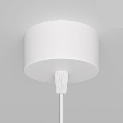 Pendelleuchte Weißes Aluminiumgehäuse mit goldfarbenem Akzent, Glasdiffusor und LED - kompatibel – Arc | Maytoni - Esszett Luxury | Stilvolles Wohnen mit Charakter
