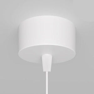 Pendelleuchte Weißes Aluminiumgehäuse mit goldfarbenem Akzent, Glasdiffusor und LED - kompatibel – Arc | Maytoni - Esszett Luxury | Stilvolles Wohnen mit Charakter