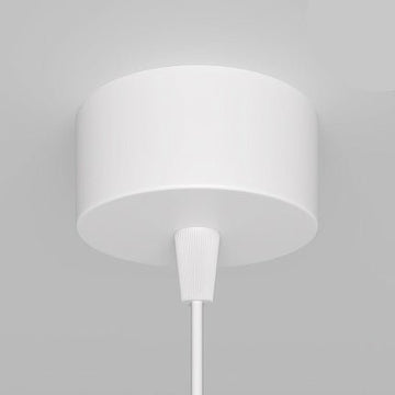 Pendelleuchte Weißes Aluminiumgehäuse mit goldfarbenem Akzent, Glasdiffusor und LED - kompatibel – Arc | Maytoni - Esszett Luxury | Stilvolles Wohnen mit Charakter