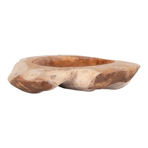 Bowl – Teak Wood Design, Natural Grain, Round Shape – Rio | House Nordic