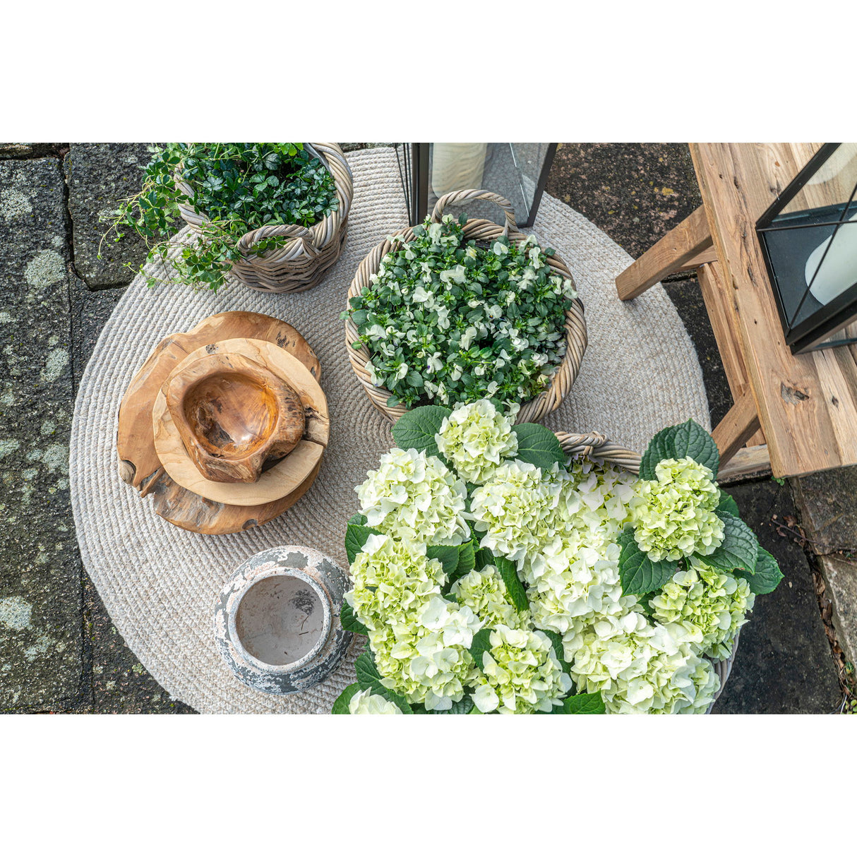 Bowl – Teak Wood Design, Natural Grain, Round Shape – Rio | House Nordic