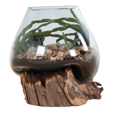 Waterdrop - TNaturholz, Glasbehälter, 20 cm Höhe - San Marino | House Nordic