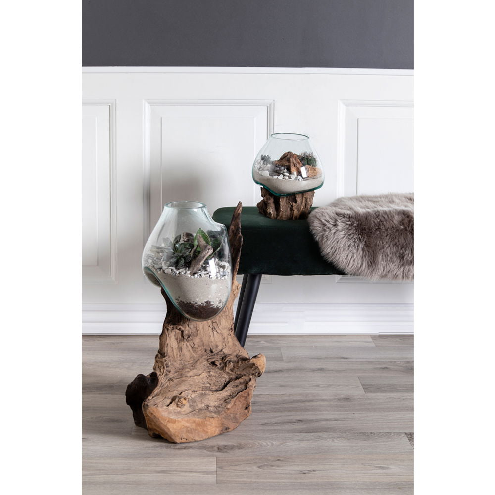 Waterdrop - TNaturholz, Glasbehälter, 20 cm Höhe - San Marino | House Nordic