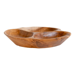 Schale – Natürliches Teakholz, 30 cm Durchmesser - Nola | House Nordic