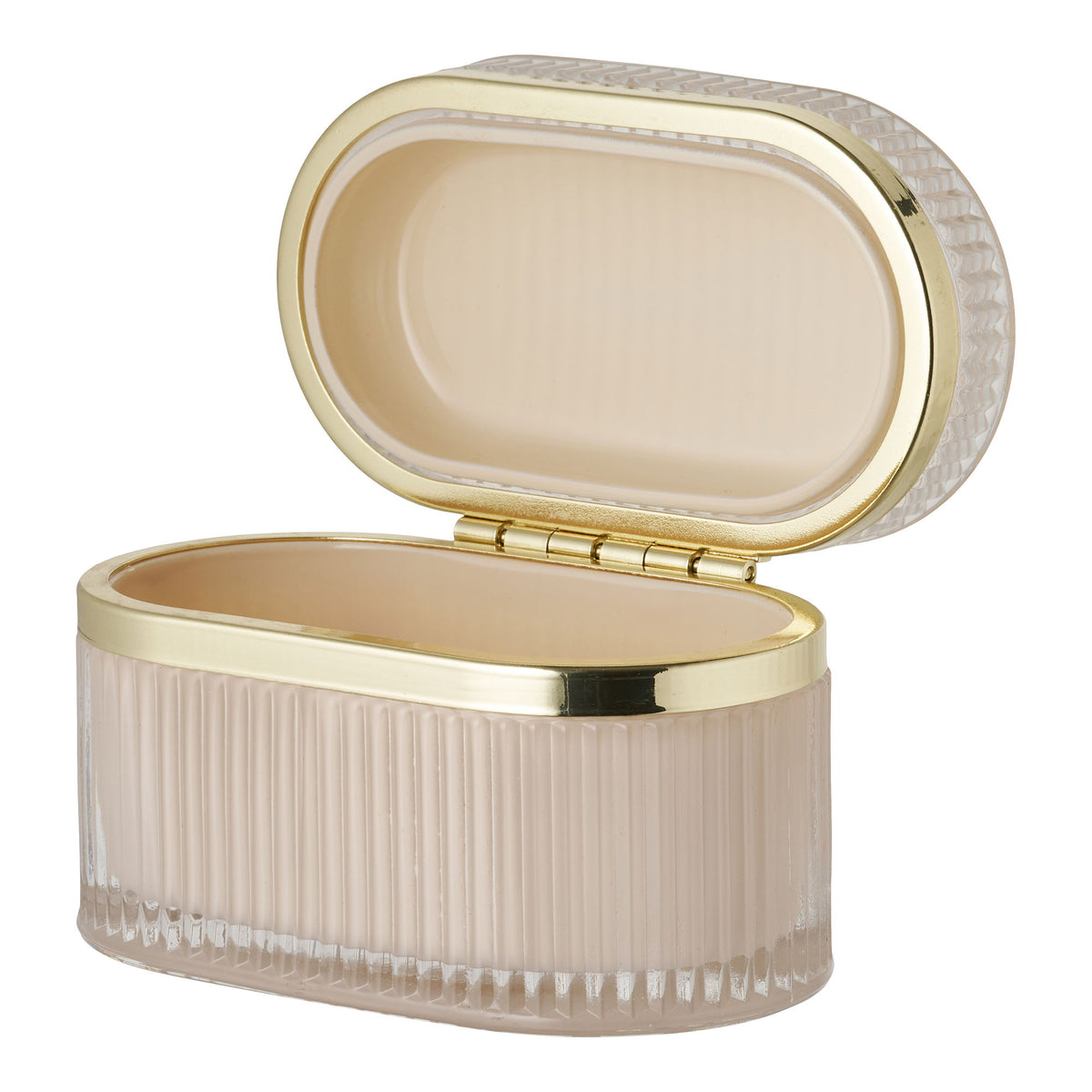 Glasbox – Nude Messing, Glas Design, 9 cm - Love | House Nordic