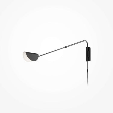 Wandleuchte Schwarz, Metallrahmen, Acryl - Akzent, minimalistisch – Mollis | Maytoni - Esszett Luxury | Stilvolles Wohnen mit Charakter