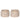 Tealight Holder - Natural Travertine Stone, Compact Design, Elegant Pair | House Nordic
