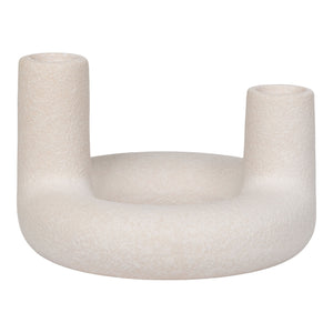 Kerzenhalter – Keramik Material, Beige Oberfläche, Minimalistisches Design | House Nordic