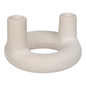 Kerzenhalter – Keramik Material, Beige Oberfläche, Minimalistisches Design | House Nordic