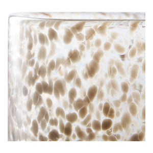 Kerzenhalter – Hellbraunes Glas, Strukturierte Oberfläche, 11,5 cm Höhe | House Nordic