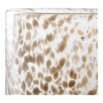 Kerzenhalter – Hellbraunes Glas, Strukturierte Oberfläche, 11,5 cm Höhe | House Nordic