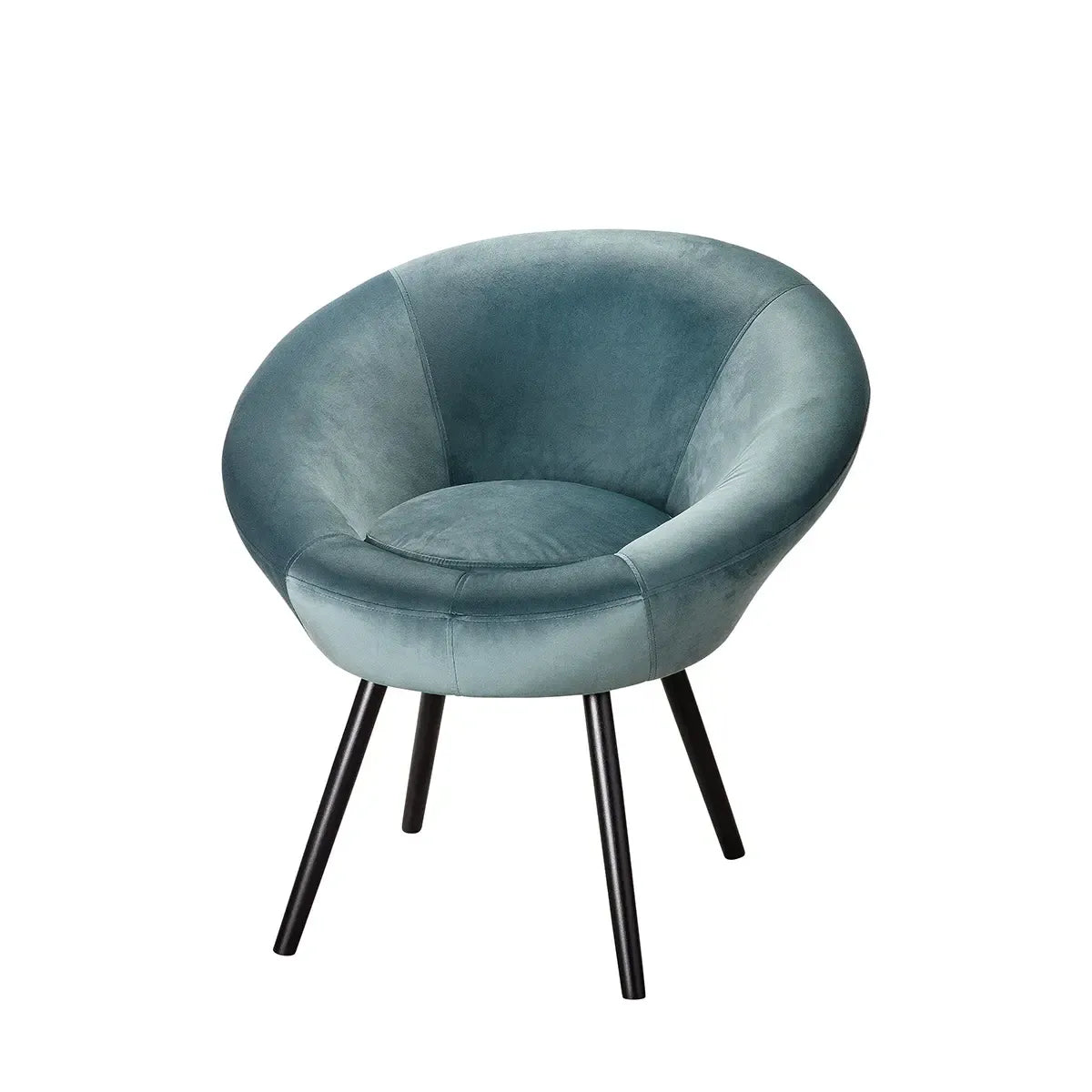 Sessel – Grünes Textil, Schwarzes Metall, Gepolsterter Sitz - Conus | Gilde