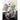 Vase – Blattdesign, Silberoptik, Glasierte Keramik - Monstera | Gilde