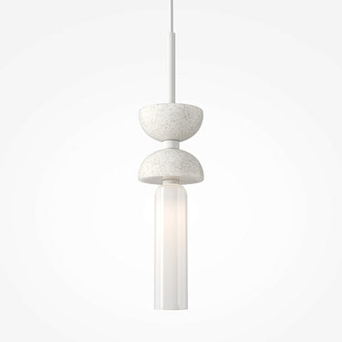 Pendant Lamp White Metal White Glass Spheres & Modern Design – Kyoto | Maytoni