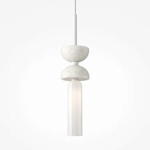 Pendant Lamp White Metal White Glass Spheres & Modern Design – Kyoto | Maytoni