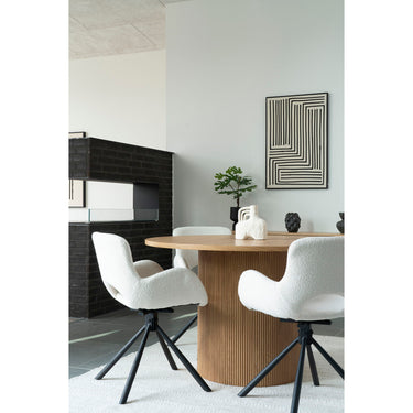 Wall Decoration – Cotton Canvas, Black-Beige Color Scheme, Wooden Frame Construction – Lipari | House Nordic