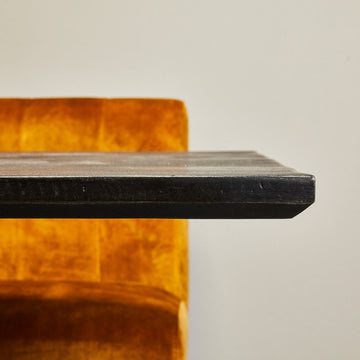 Esszimmertisch - Mangoholz Schwarz, Matrixgestell, Rechteck Form, 200 cm – New York | Starfurn
