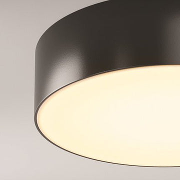 Deckenleuchte Schwarz Aluminium Weißer Kunststoffdiffusor LED 30 W Warmweiß – Zon IP | Maytoni - Esszett Luxury | Stilvolles Wohnen mit Charakter