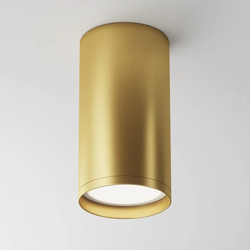 Deckenleuchte – Mattgoldenes Aluminium, 1 × GU10, 10 W Leistung, Höhe 10 cm - Focus S | Maytoni