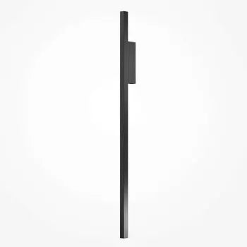 Wall light Matte Black, Metal Frame, Linear Design, 24W LED – Halo | Maytoni