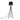 Floor lamp with metal tripod base, fabric shade & tripod design - Calvin | Maytoni