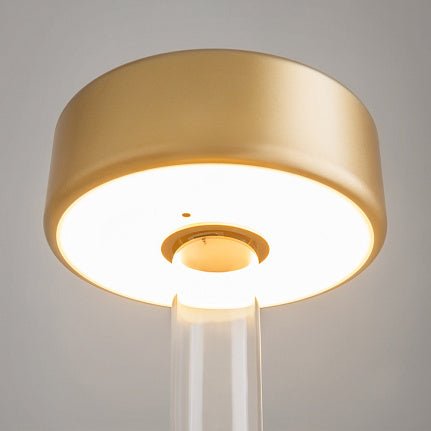 Batterielampe Glasfuß, goldener Kopf, Touch - Dimmer – Maytoni MOD229TL - L3G3K1 - Esszett Luxury | Stilvolles Wohnen mit Charakter