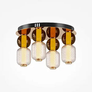 Ceiling light Golden ring design with LED – Drop | Maytoni