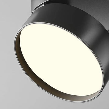 Matte Black Aluminum Ceiling Lamp with LED and Warm White Light – Onda | Maytoni