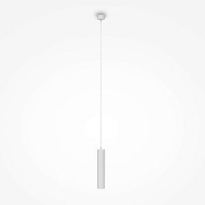 Pendelleuchte Weißes Aluminiumgehäuse mit 10W GU10 LED, IP20 Schutzklasse und modernem Design – Focus | Maytoni - Esszett Luxury | Stilvolles Wohnen mit Charakter