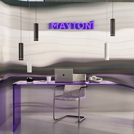 Pendelleuchte Zylindrisches Aluminiumdesign mit integrierter LED, höhenverstellbar und modernem Stil – Orlo | Maytoni - Esszett Luxury | Stilvolles Wohnen mit Charakter