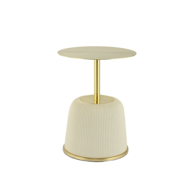 Tisch Eisengestell Samtbezug, MDF - Platte rundes Design – Jokai 325 | Kayoom - Esszett Luxury | Stilvolles Wohnen mit Charakter